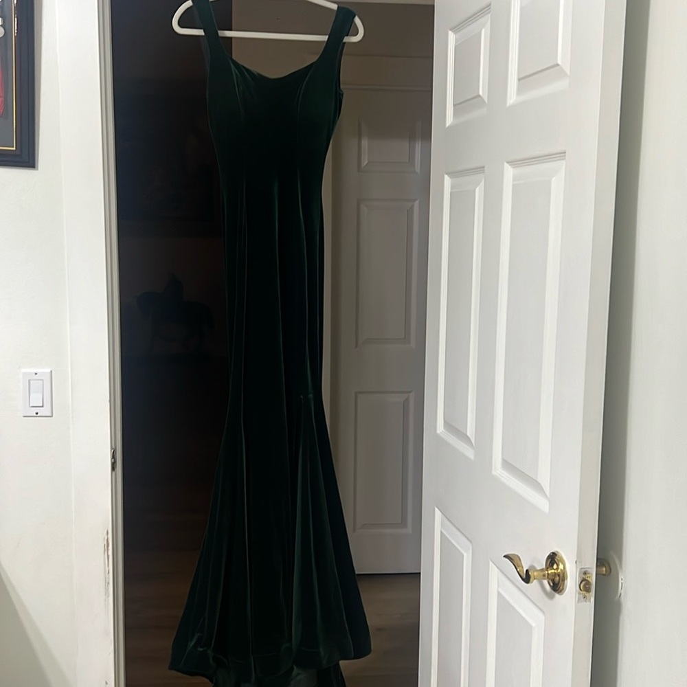 Jessica Angel Long Velour Dress
